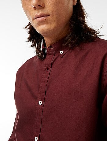 Camisa oxford regular fit
