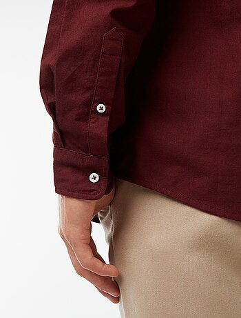 Camisa oxford regular fit