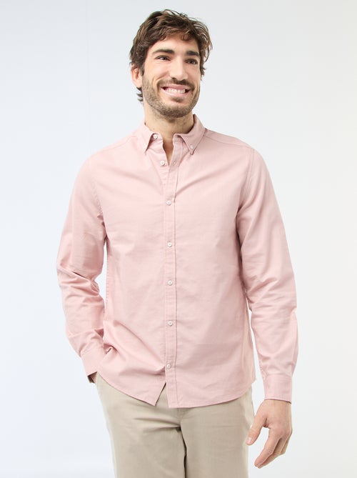 Camisa oxford regular fit - Kiabi