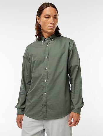 Camisa oxford regular fit