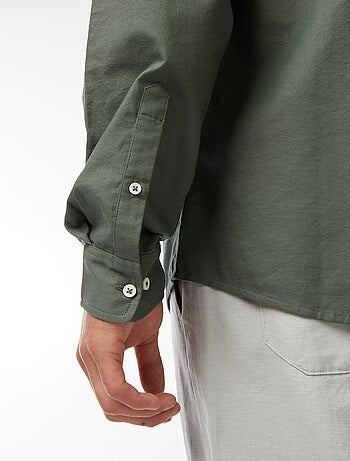 Camisa oxford regular fit