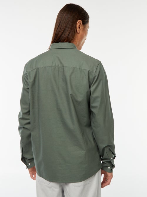 Camisa oxford regular fit - Kiabi