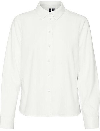 Camisa oxford de rayas para mujer vero moda