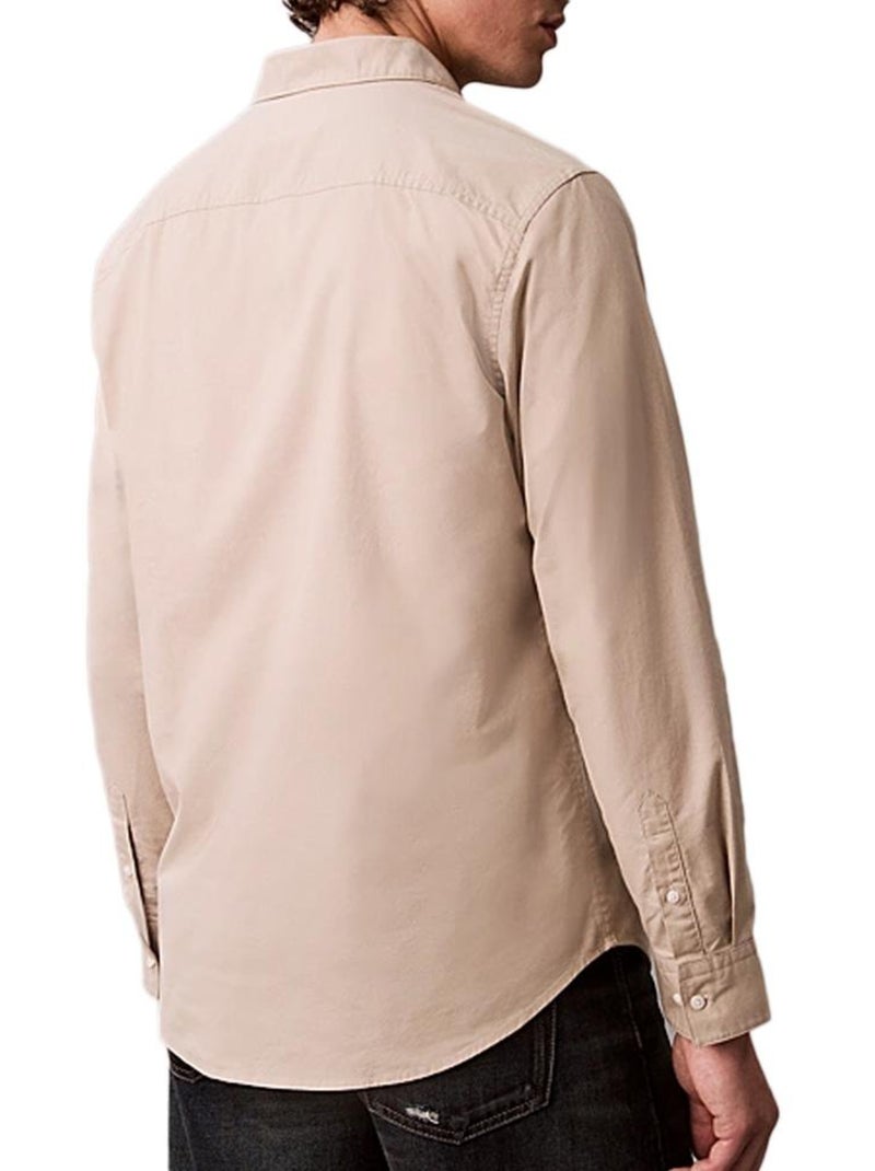 Camisa para Hombre Calvin Klein Jeans Beige - Kiabi
