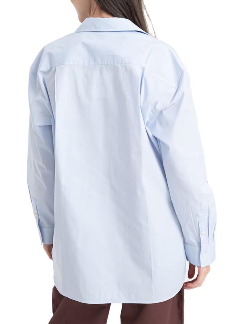 Camisa para Mujer Calvin Klein Jeans Azul - Kiabi