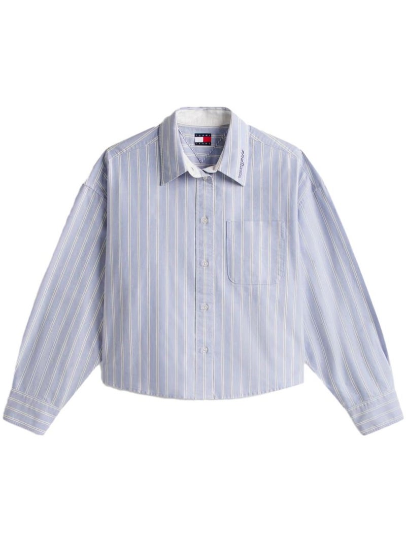 Camisa para Mujer Tommy Hilfiger Azul - Kiabi
