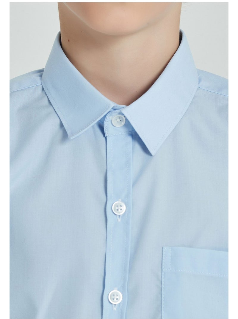 Camisa para niños Kebello Azul cielo - Kiabi