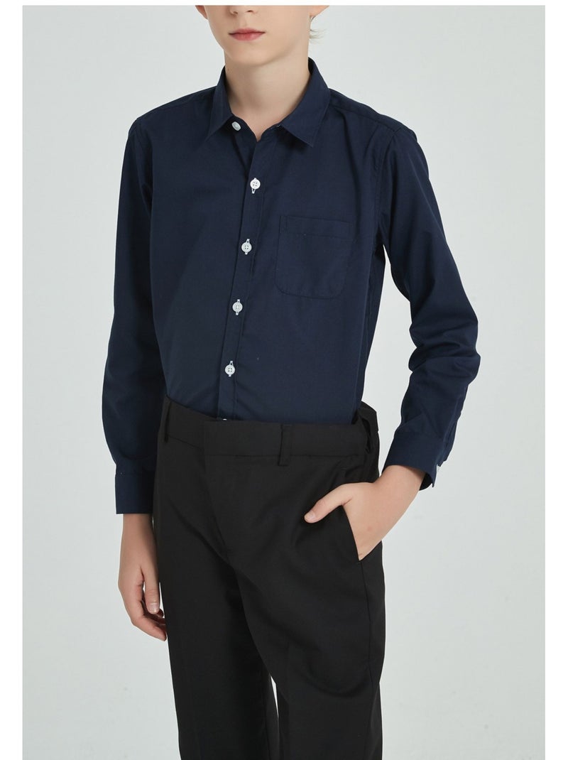 Camisa para niños Kebello Azul marino - Kiabi
