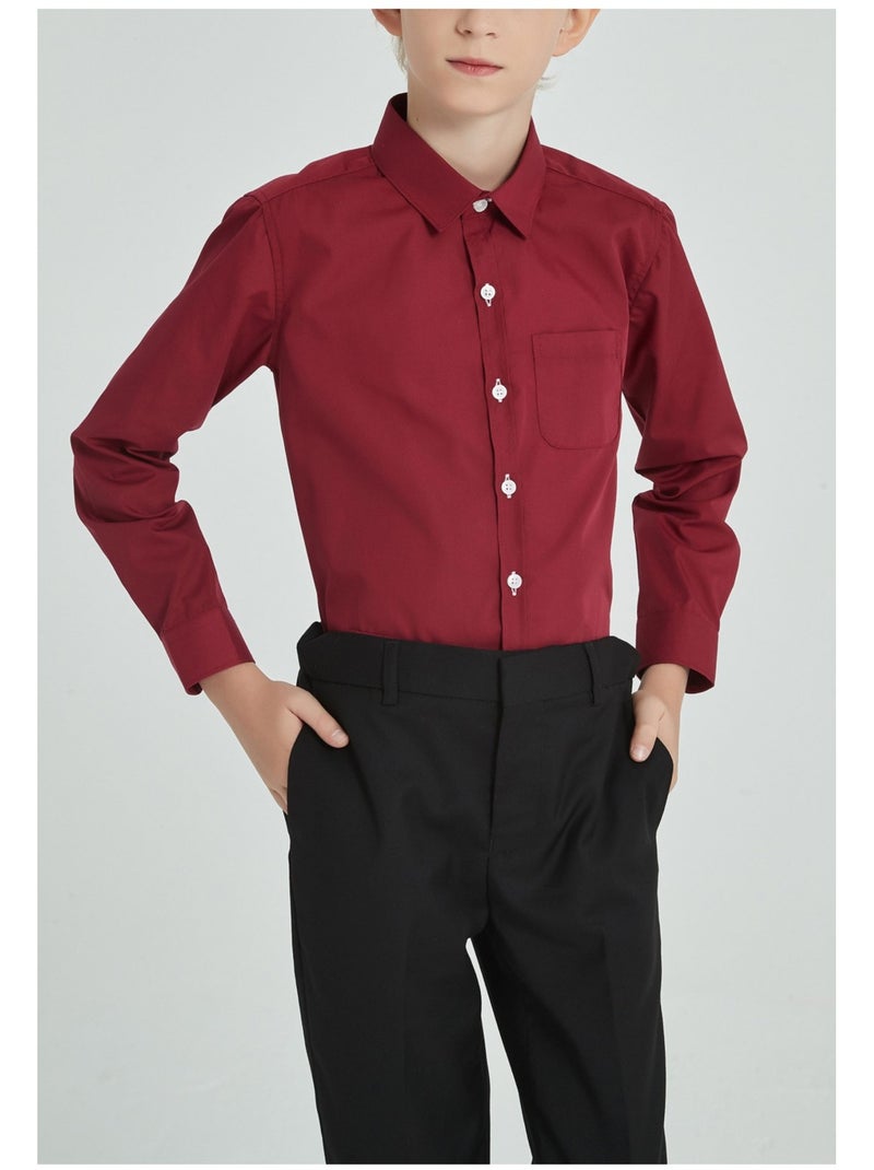 Camisa para niños Kebello Burdeos - Kiabi