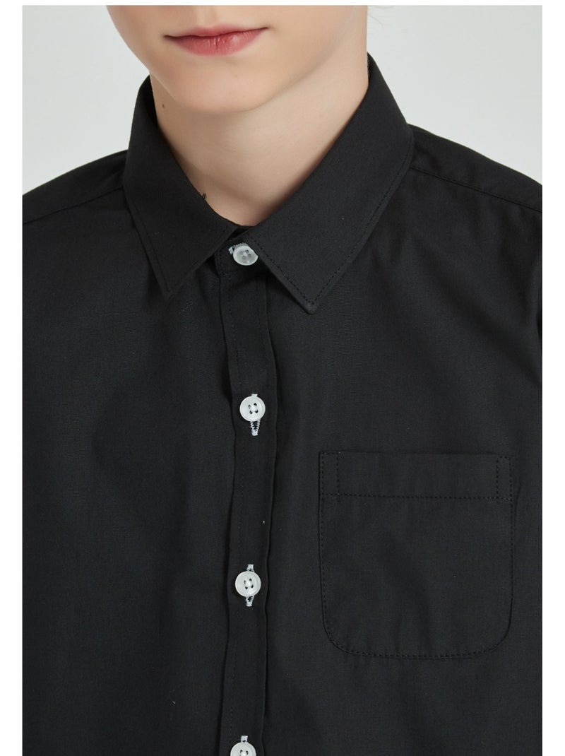 Camisa para niños Kebello Negro Negro - Kiabi