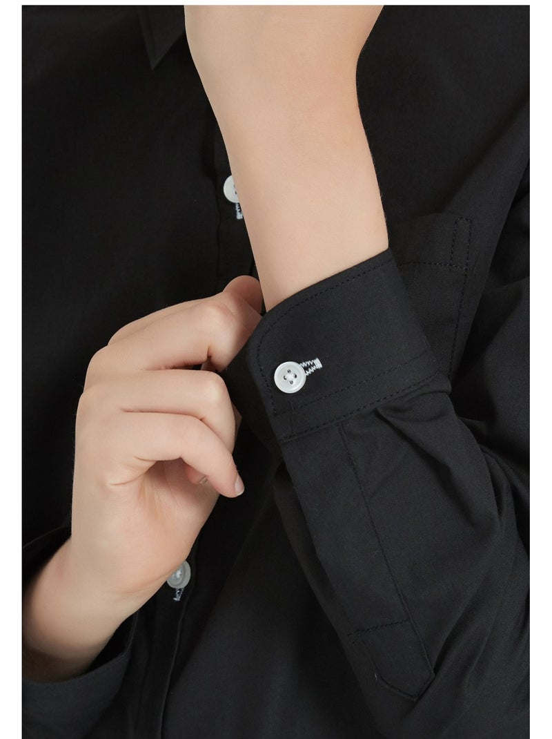 Camisa para niños Kebello Negro Negro - Kiabi