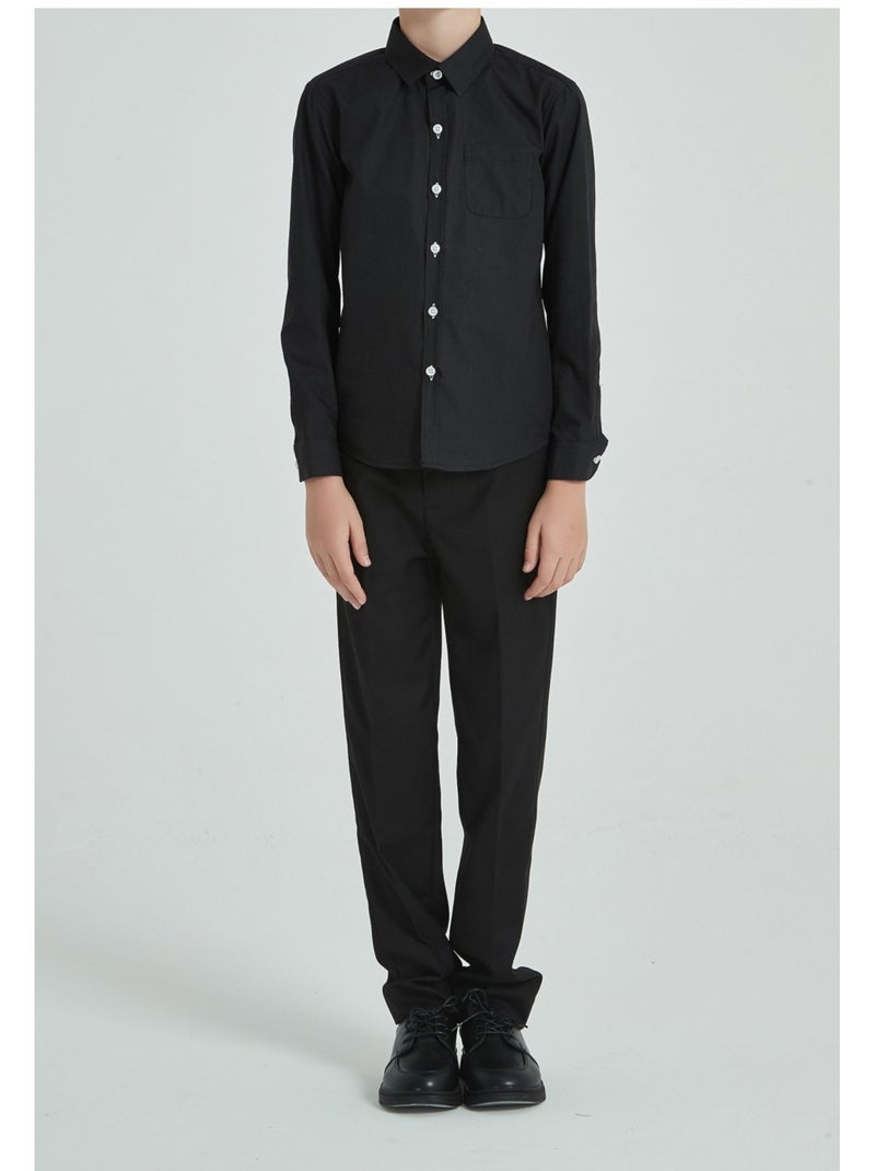 Camisa para niños Kebello Negro Negro - Kiabi