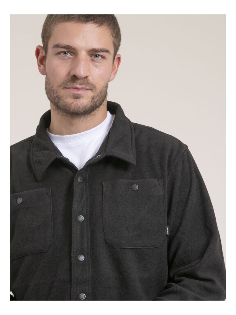 Camisa polar TIKAT Negro - Kiabi