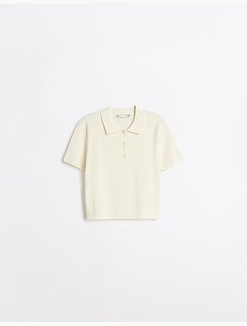 Camisa polo de manga corta, mo fashion