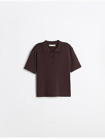 Camisa polo de manga corta, mo fashion