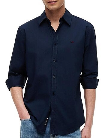 Camisa popelín para hombre tommy hilfiger
