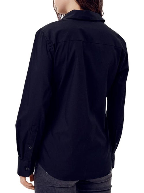 Camisa Popelín Regular Mujer Tommy Hilfiger S - Kiabi Camisa Popelín Regular Mujer Tommy Hilfiger S - Kiabi