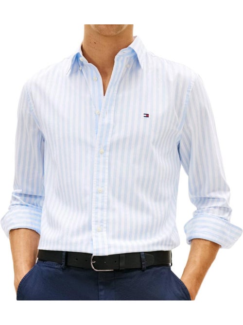 Camisa popelín tommy hilfiger hombre - Kiabi
