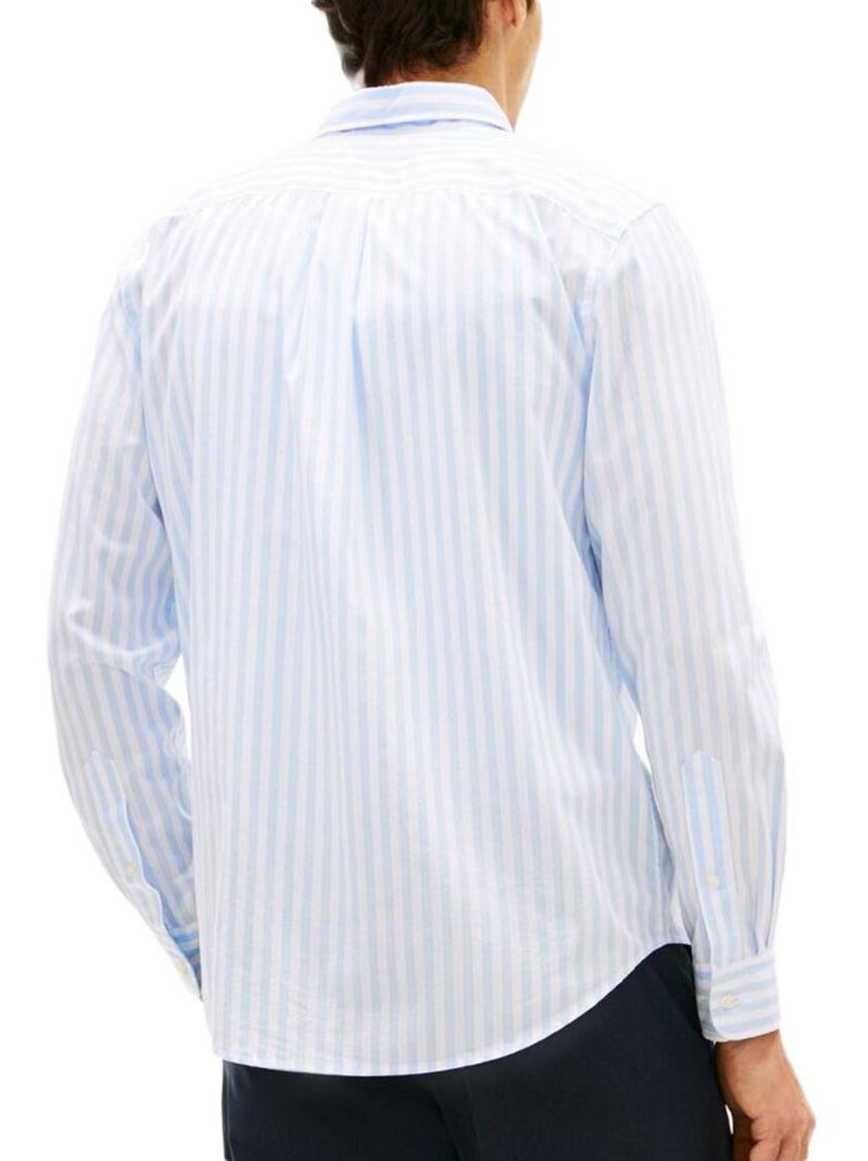 Camisa popelín tommy hilfiger hombre Azul - Kiabi