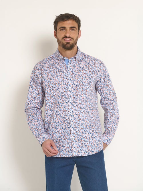 Camisa popelina estampada fantasía - Afibel - Kiabi