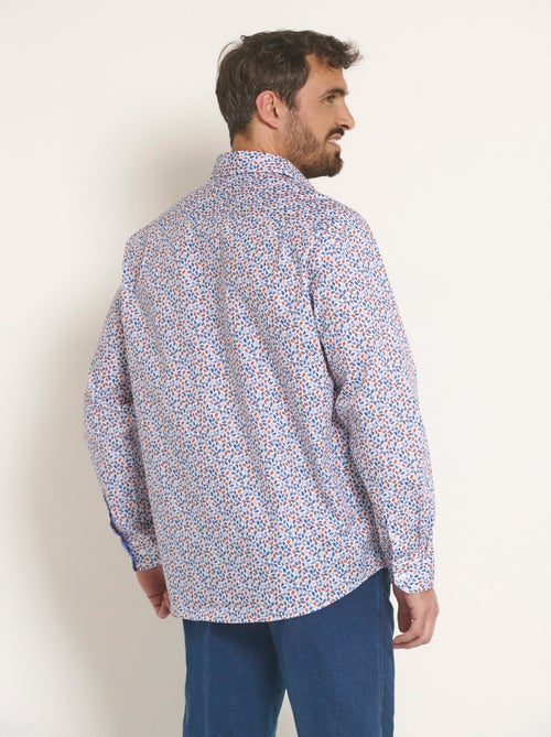 Camisa popelina estampada fantasía - Afibel - Kiabi