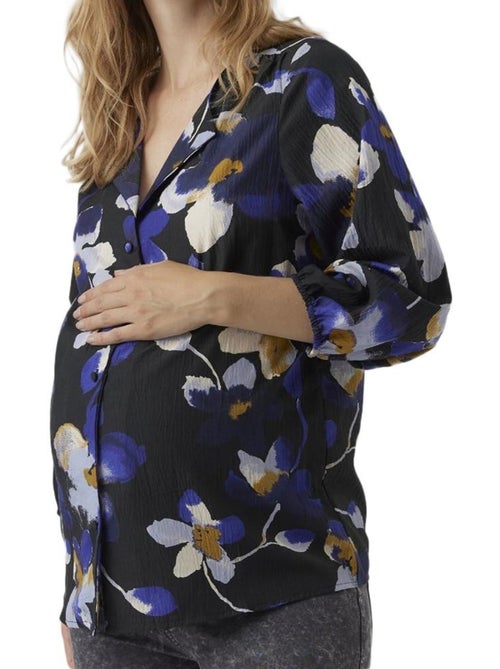 Camisa Premamá Estampada Vero Moda VIP - Kiabi