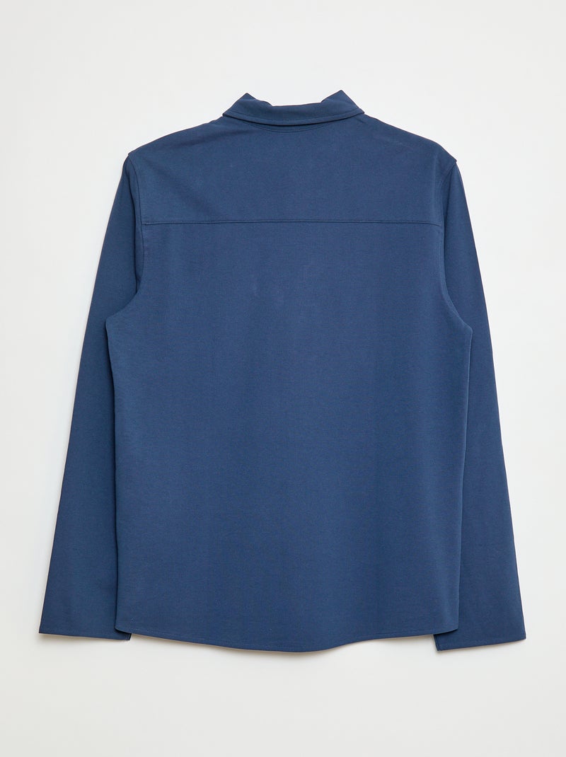 Camisa recta - colección fácil de poner Azul - Kiabi