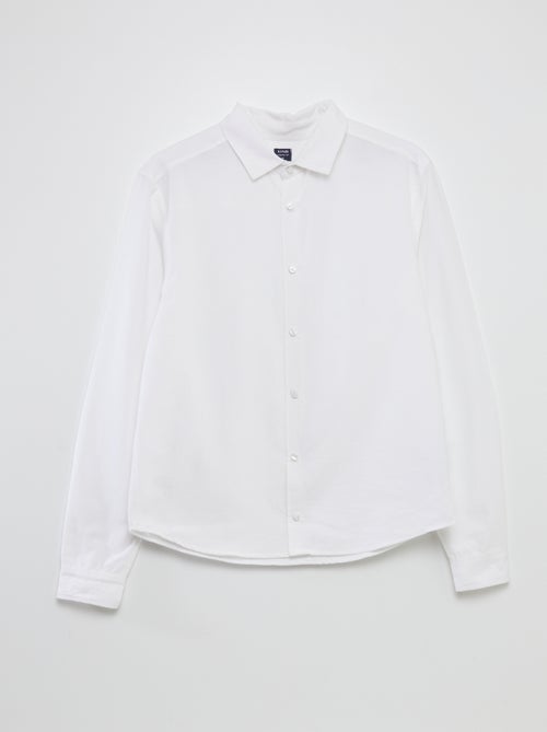 Camisa recta - colección fácil de poner - Kiabi