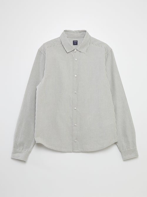 Camisa recta - colección fácil de poner - Kiabi