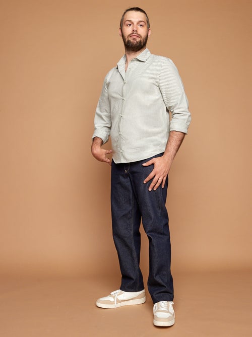 Camisa recta - colección fácil de poner - Kiabi