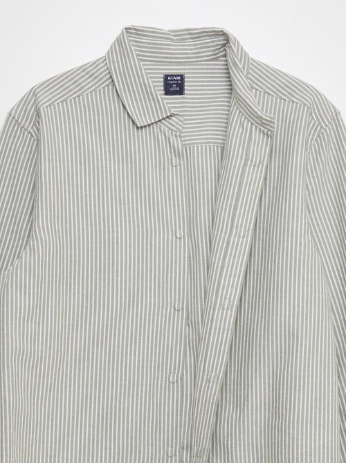 Camisa recta - colección fácil de poner - Kiabi