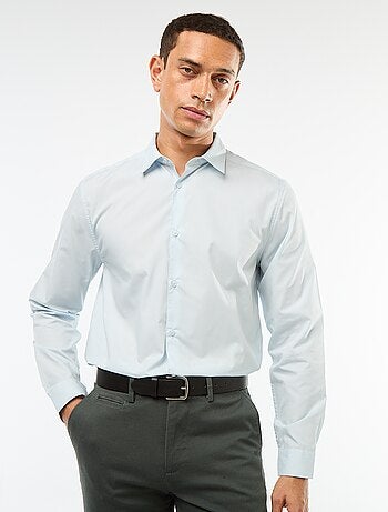 Camisa recta blanca