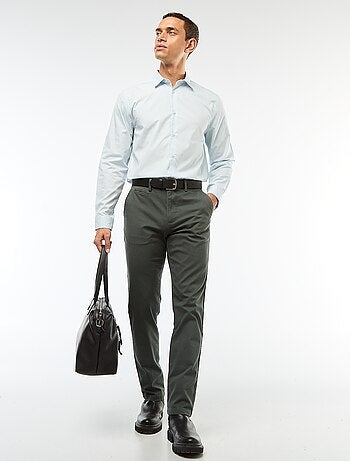 Camisa recta blanca