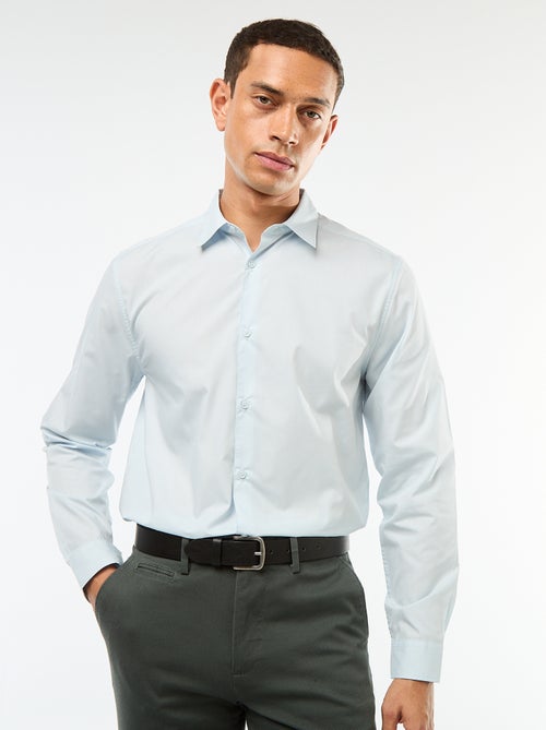 Camisa recta blanca - Kiabi