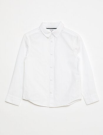 Camisa recta con abertura y puños imantados - So Easy