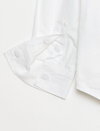 Camisa recta con abertura y puños imantados - So Easy