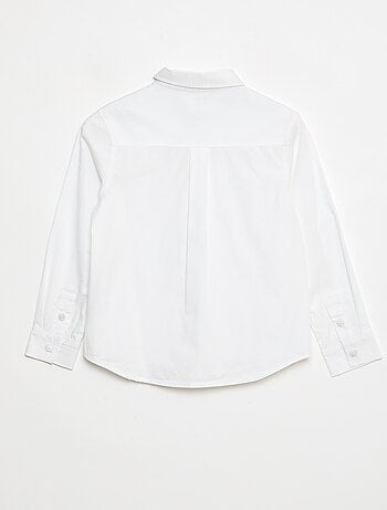 Camisa recta con abertura y puños imantados - So Easy