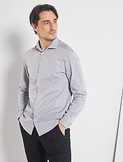 cuello italiano camisa hombre