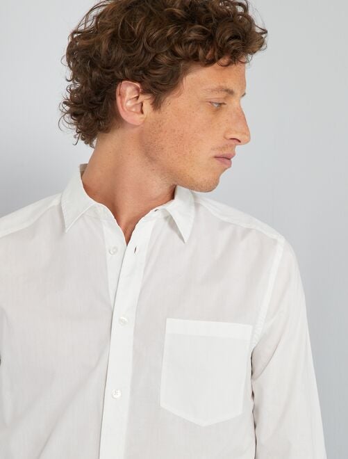 Camisa blanca hombre online kiabi