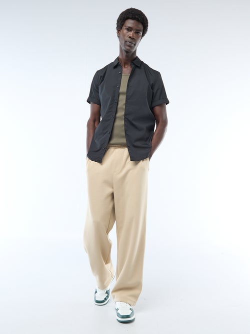 Camisa recta de manga corta - Kiabi Camisa recta de manga corta - Kiabi