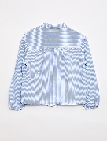 Camisa recta de rayas - Fácil de Poner