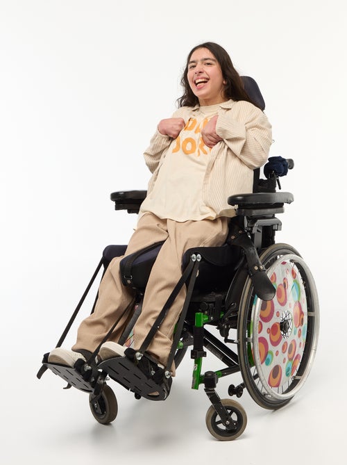 Camisa recta de rayas - Fácil de Poner - Kiabi