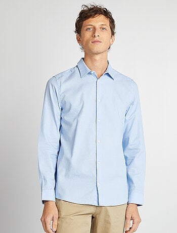 Camisa recta lisa