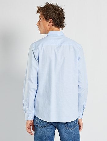Camisa recta lisa