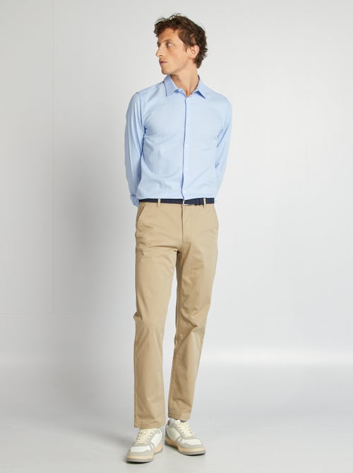 Camisa recta lisa - Kiabi