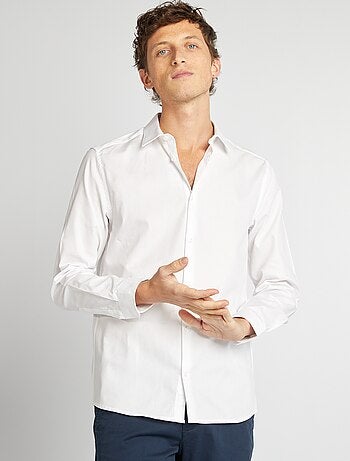 Kiabi camisa blanca hombre online