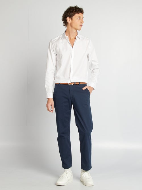 Camisa recta lisa - Kiabi