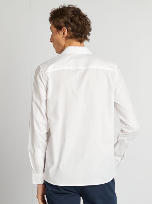 Camisa recta lisa - Kiabi
