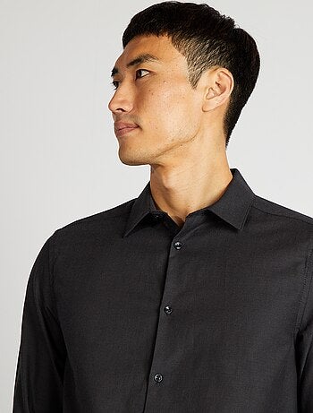 Camisa recta lisa
