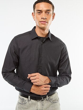 Camisa recta lisa